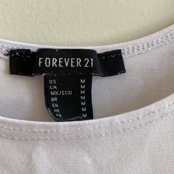 Forever 21 white bodysuit - Size Small - Picture 2 of 3